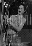13-09-1977 Iggy Pop at television studio in Hilversum, The Netherlands.

[keywords]Black & White Image, Performance, Singer[/keywords]